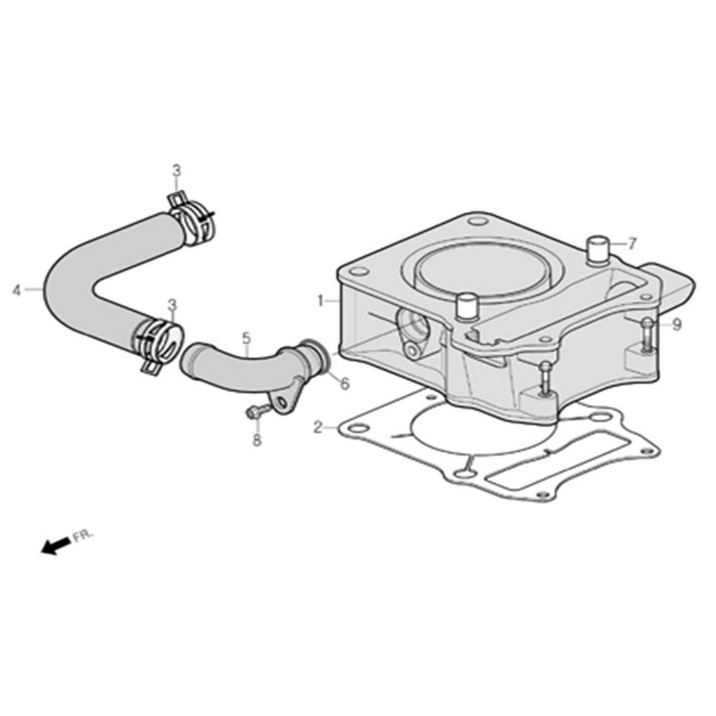 DAELIM VJF250 ROADWIN SILINDIR #VJF250 A0201